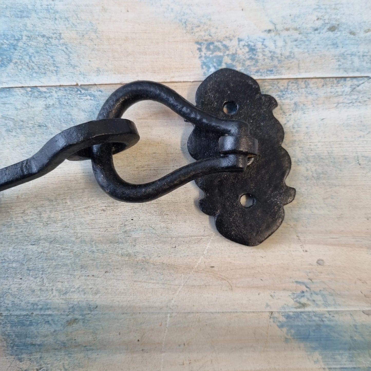 pre loved wrought iron cabin hook (restored) 215mm hook (Copy) - Vintique Concepts