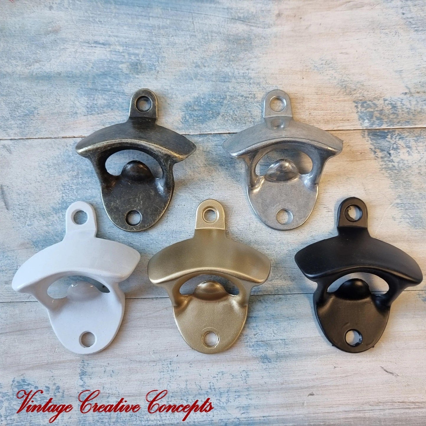 Wall Mounted Vintage Bottle opener for beer bottles etc-BLACK-Vintique Concepts