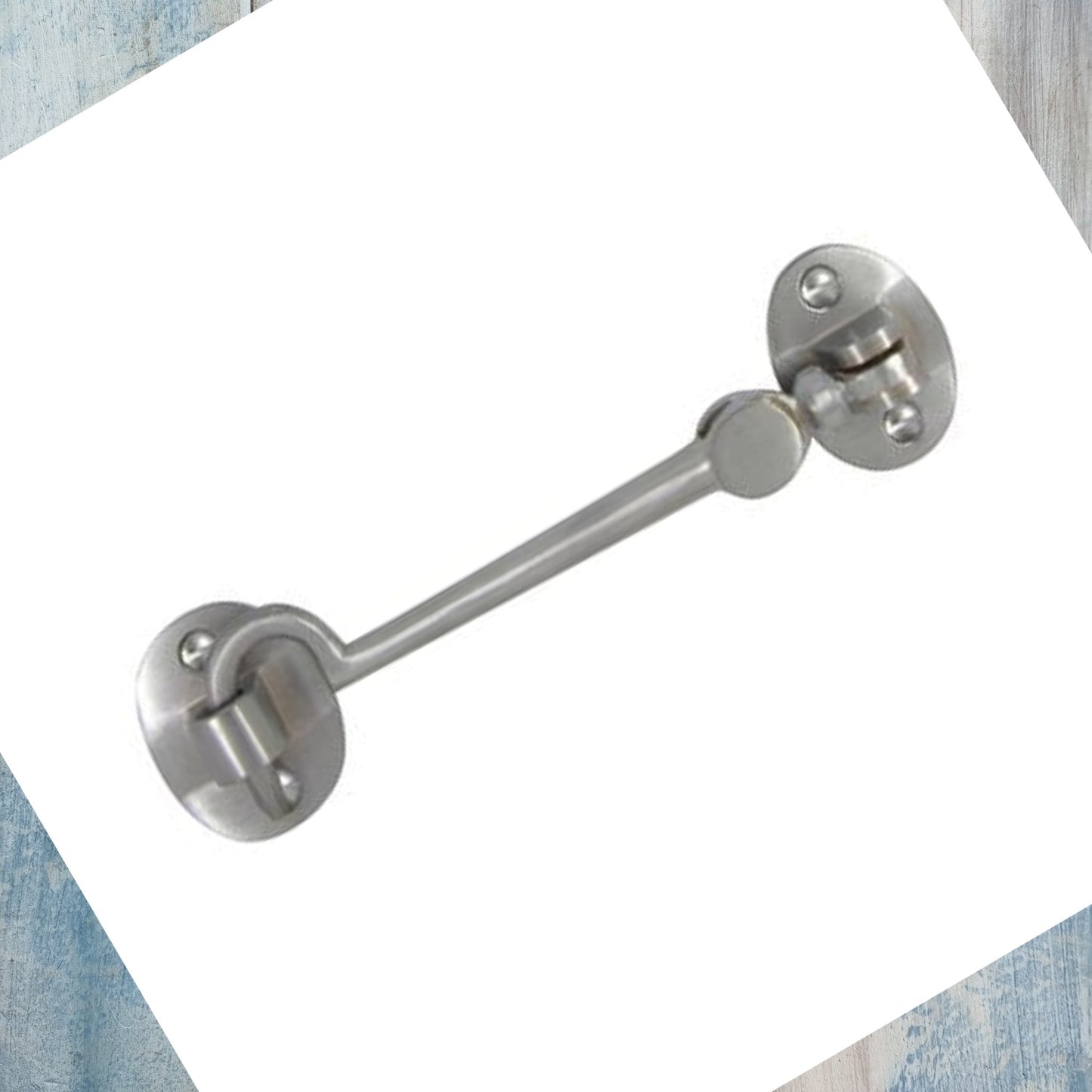 Windsor chromed brass 125mm cabin hook (surplus stock)-Vintique Concepts