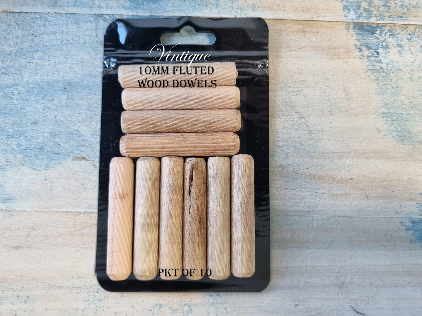 Wooden Fluted dowel Pins 10mm-Vintique Concepts