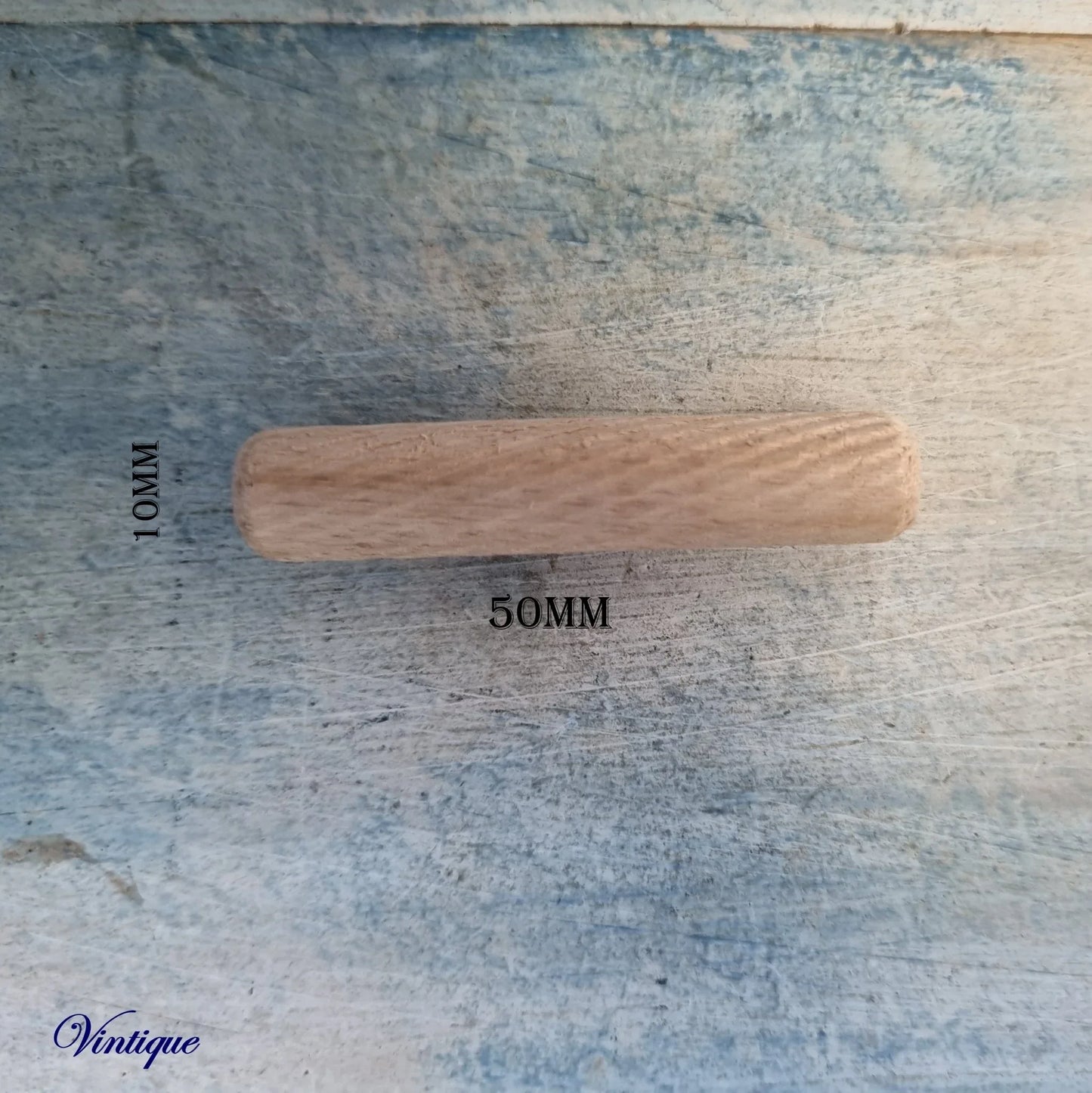 Wooden Fluted dowel Pins 10mm - Vintique Concepts
