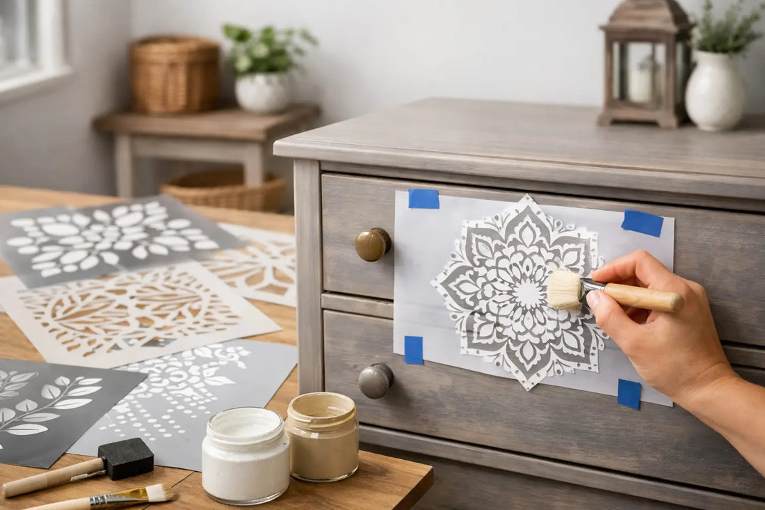 Best Stencils for Furniture Makeover Jobs