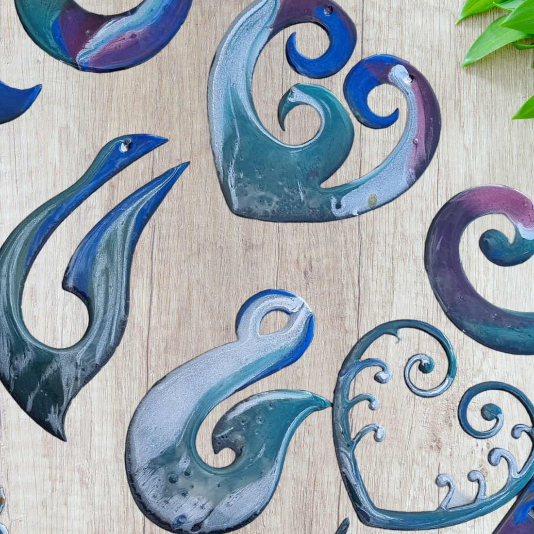 Unique NZ epoxy metal art