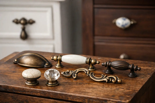 Vintage Cabinet Handle Styles That Work - Vintique Concepts