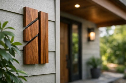 Custom Wooden House Numbers That Last