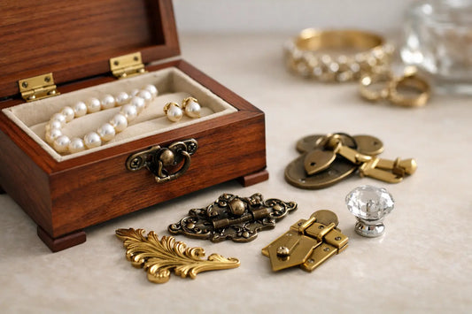 Jewelry Box Hinges, Latches & Decoratives