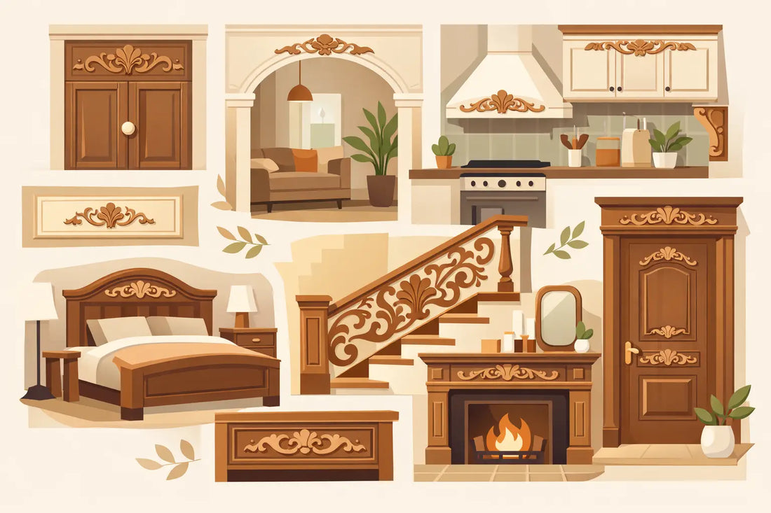 10 Smart Places to Use Wood Onlays - Vintique Concepts