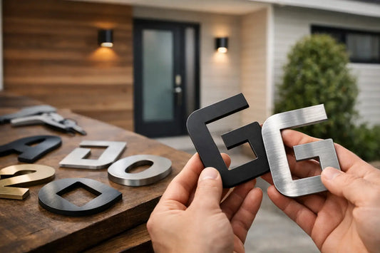 Choosing Custom Metal House Numbers