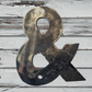 100mm Corten Steel House Numbers, Letters & Symbols for Street and Letterboxes