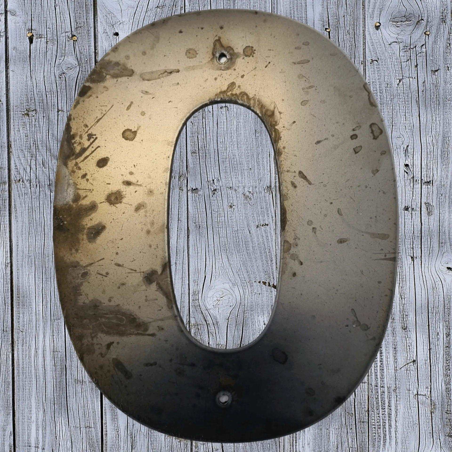 100mm (4") Corten Steel Street & letterbox Numbers , letters & symbols-Vintique Concepts