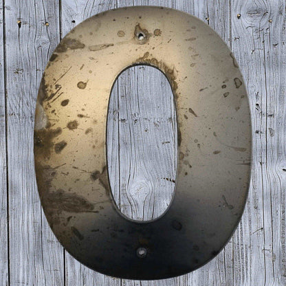 100mm (4") Corten Steel Street & letterbox Numbers , letters & symbols-Vintique Concepts