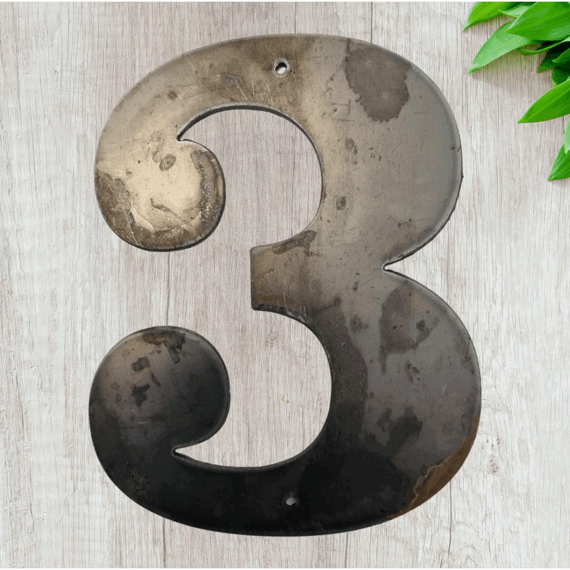 100mm (4") Corten Steel Street & letterbox Numbers , letters & symbols-Vintique Concepts