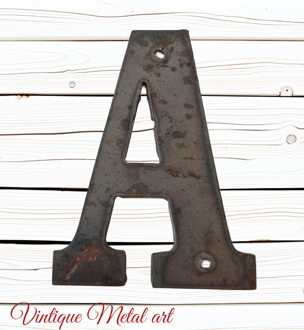 100mm (4") Corten Steel Street & letterbox Numbers , letters & symbols-Vintique Concepts