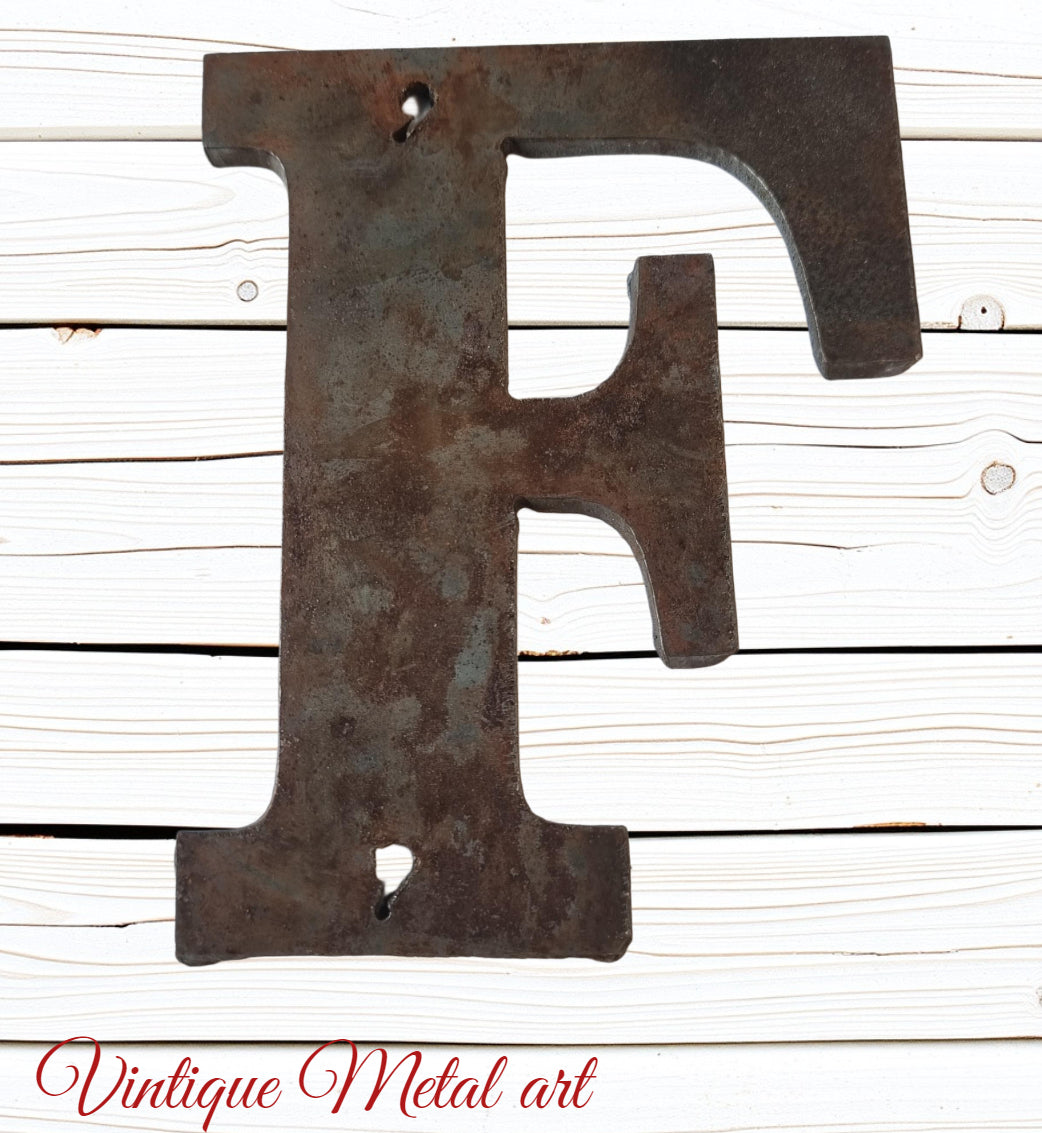 100mm (4") Corten Steel Street & letterbox Numbers , letters & symbols-Vintique Concepts