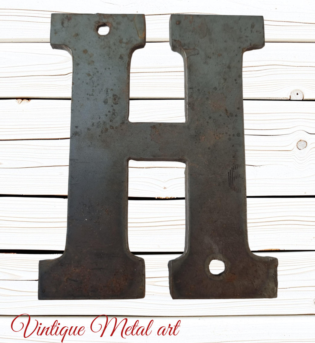 100mm (4") Corten Steel Street & letterbox Numbers , letters & symbols-Vintique Concepts