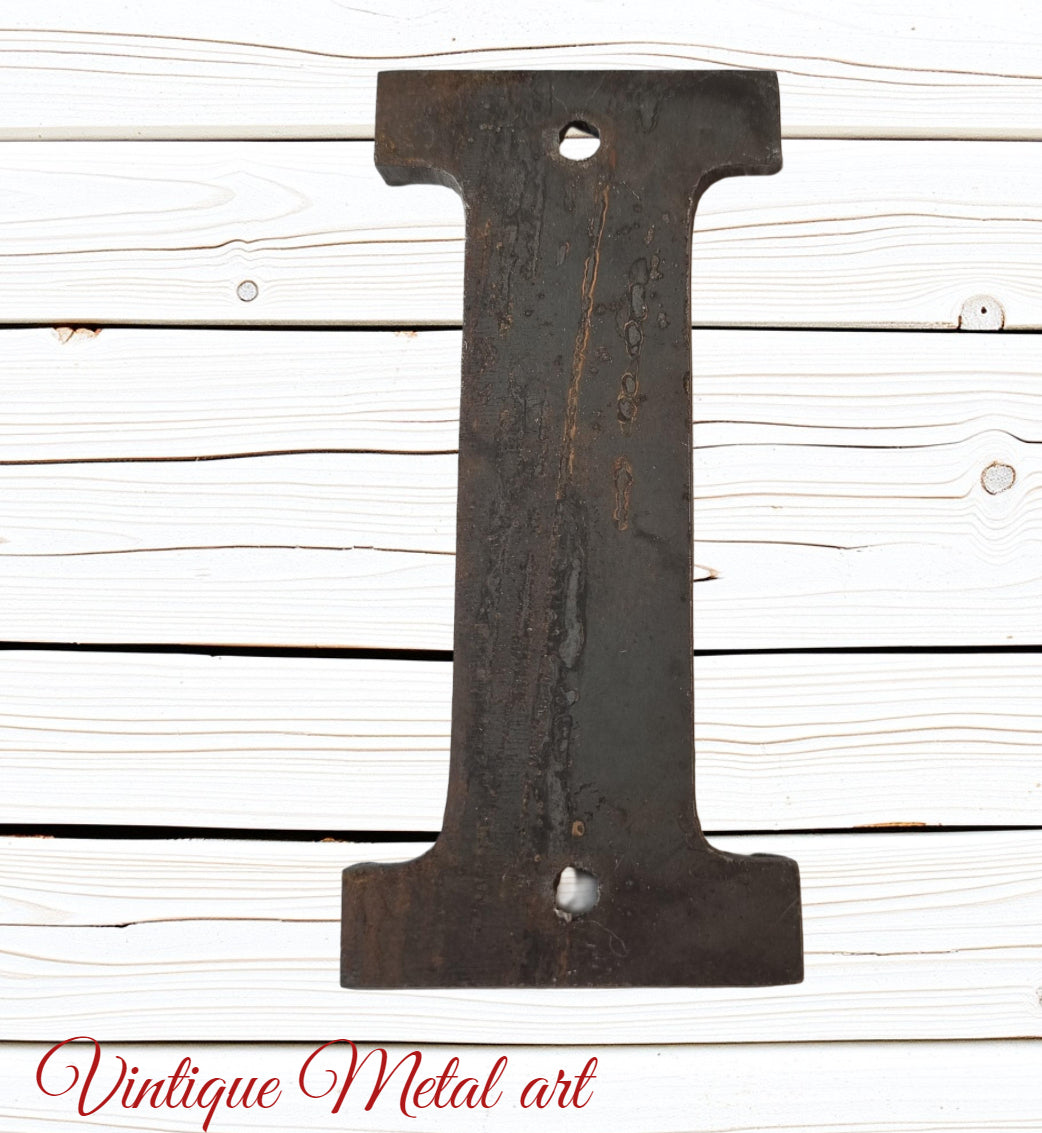 100mm (4") Corten Steel Street & letterbox Numbers , letters & symbols-Vintique Concepts
