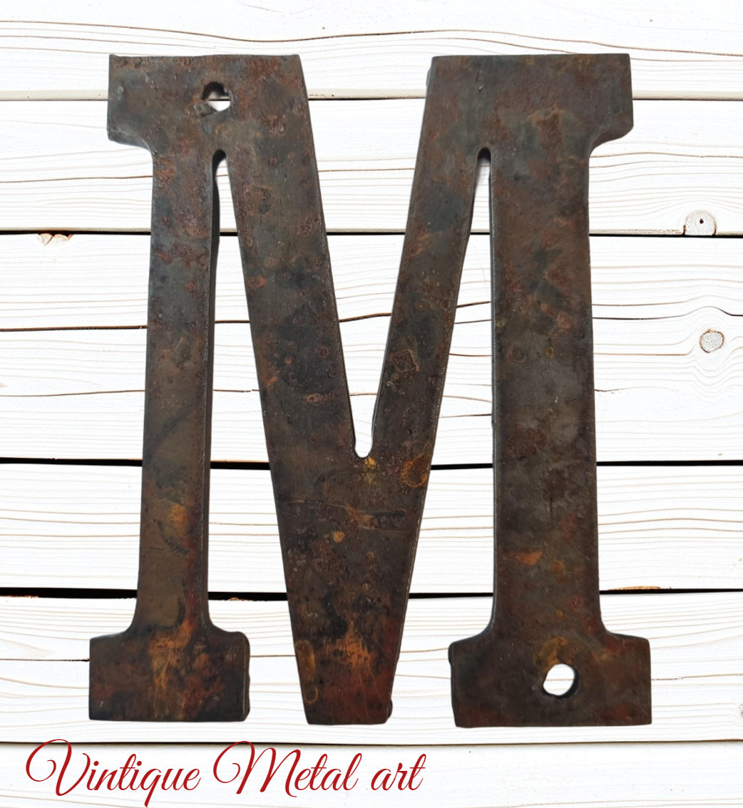 100mm (4") Corten Steel Street & letterbox Numbers , letters & symbols-Vintique Concepts