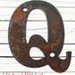 100mm (4") Corten Steel Street & letterbox Numbers , letters & symbols-Vintique Concepts