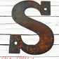 100mm (4") Corten Steel Street & letterbox Numbers , letters & symbols-Vintique Concepts