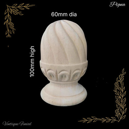 Pigna cone shape Wooden final -6 sizes ideal for stairs