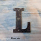 125mm Corten  Letters (alphabet  & symbols)-Vintique Concepts