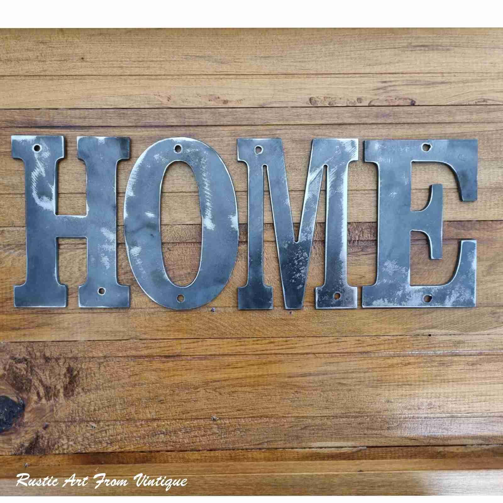 Rusty metal Letters (alphabet) - Vintique Concepts