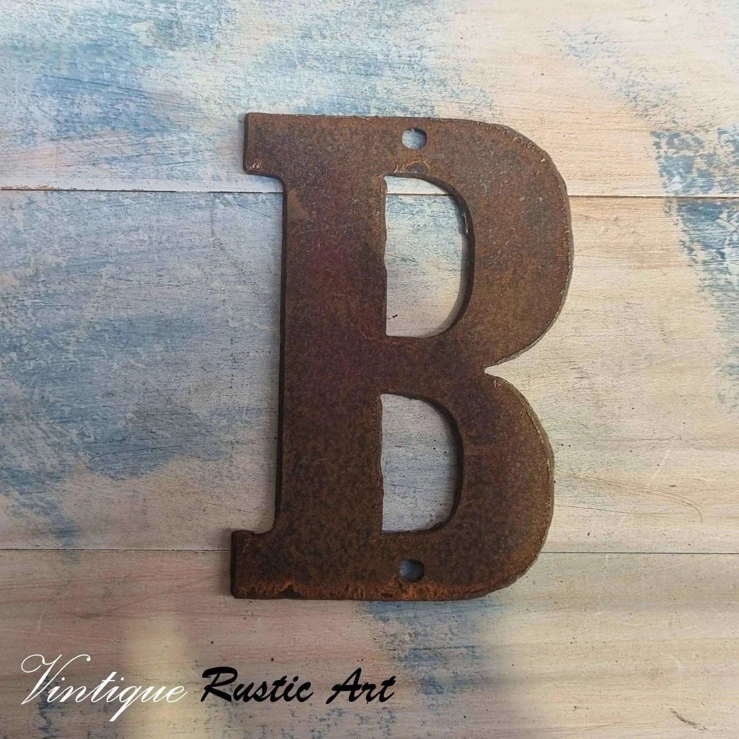 125mm Rusty Letters - Steel letters ,Numbers & Symbols - Vintique Concepts