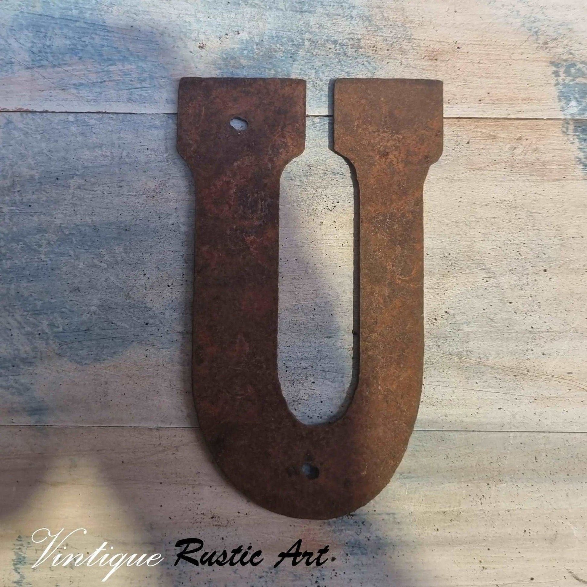 125mm Rusty Letters (alphabet  & symbols)-Vintique Concepts