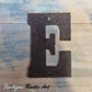 125mm Rusty Letters - Steel letters ,Numbers & Symbols - Vintique Concepts