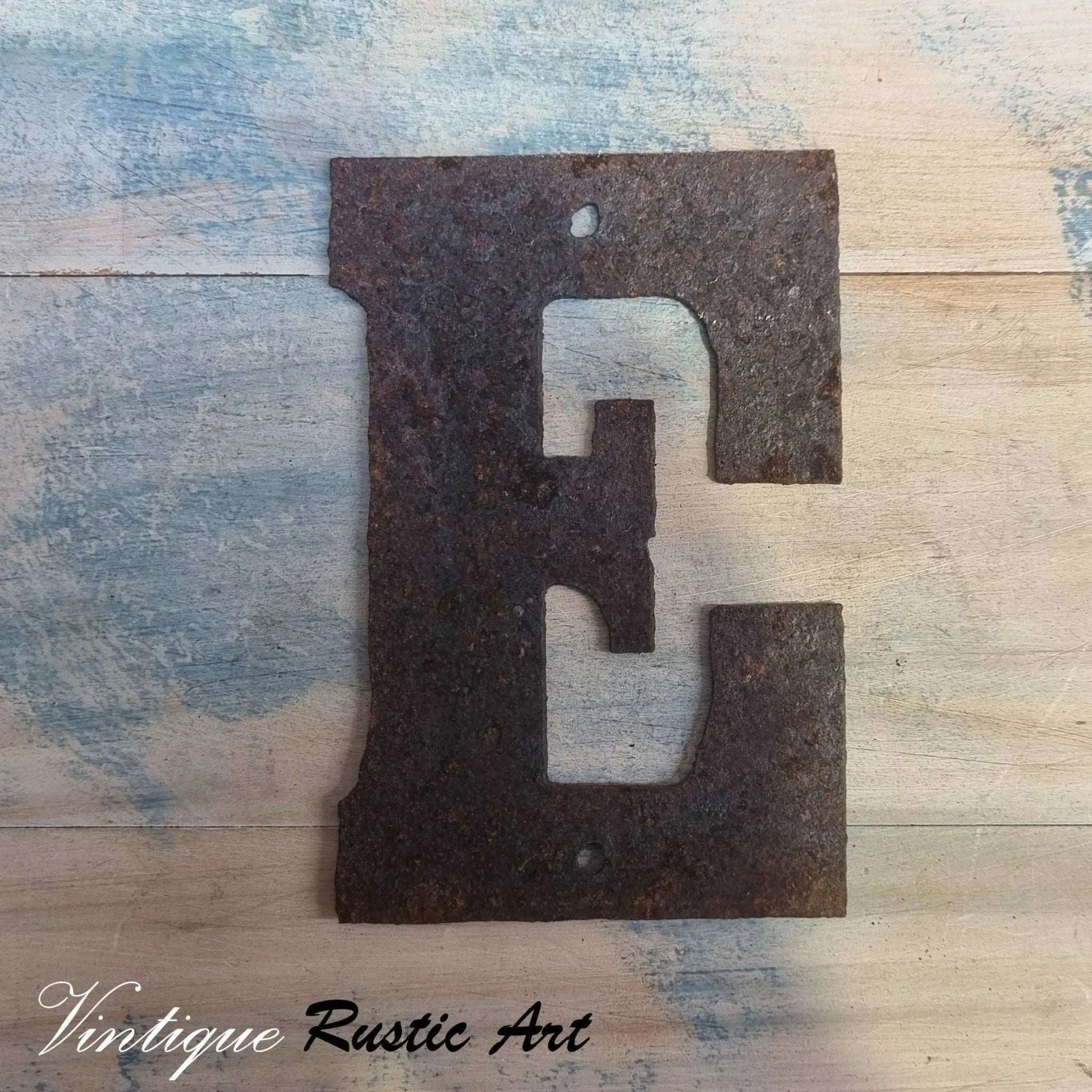 125mm Rusty Letters - Steel letters ,Numbers & Symbols - Vintique Concepts