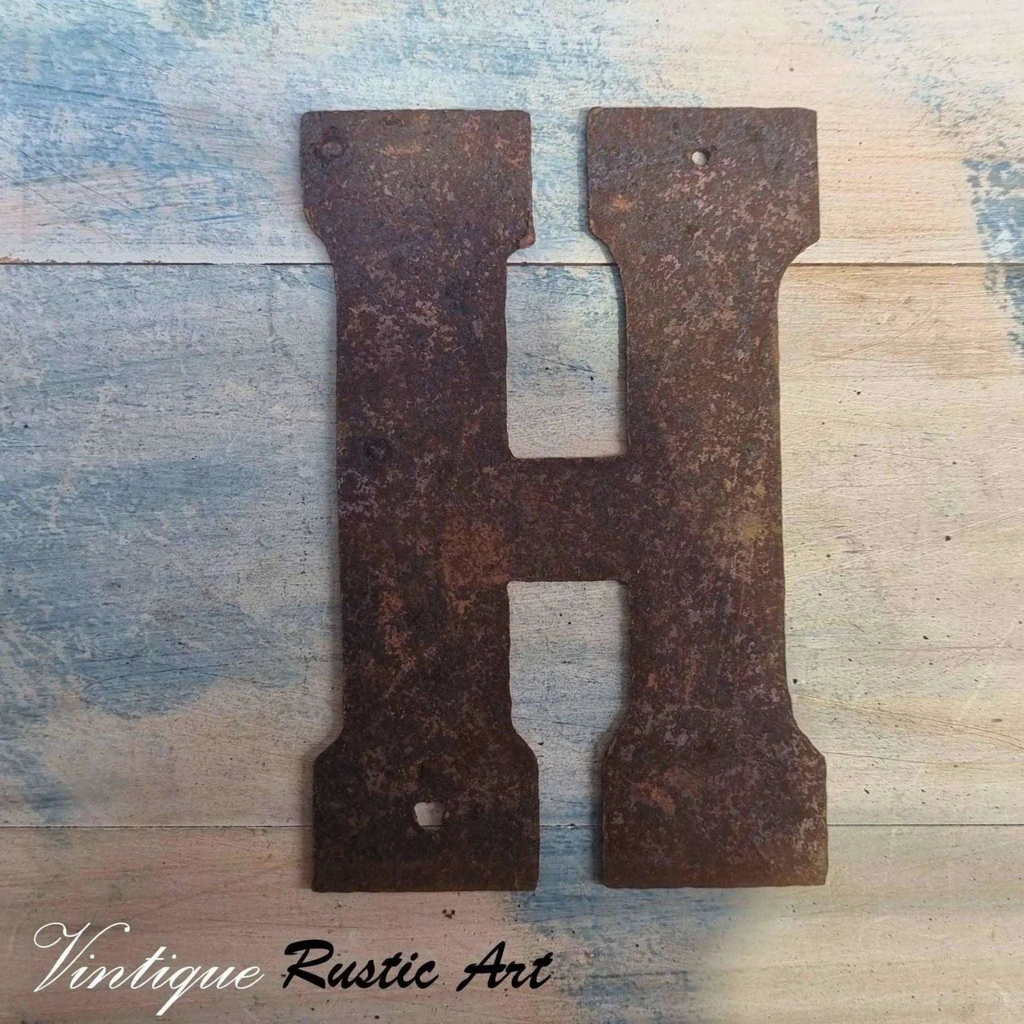 125mm Rusty Letters - Steel letters ,Numbers & Symbols - Vintique Concepts