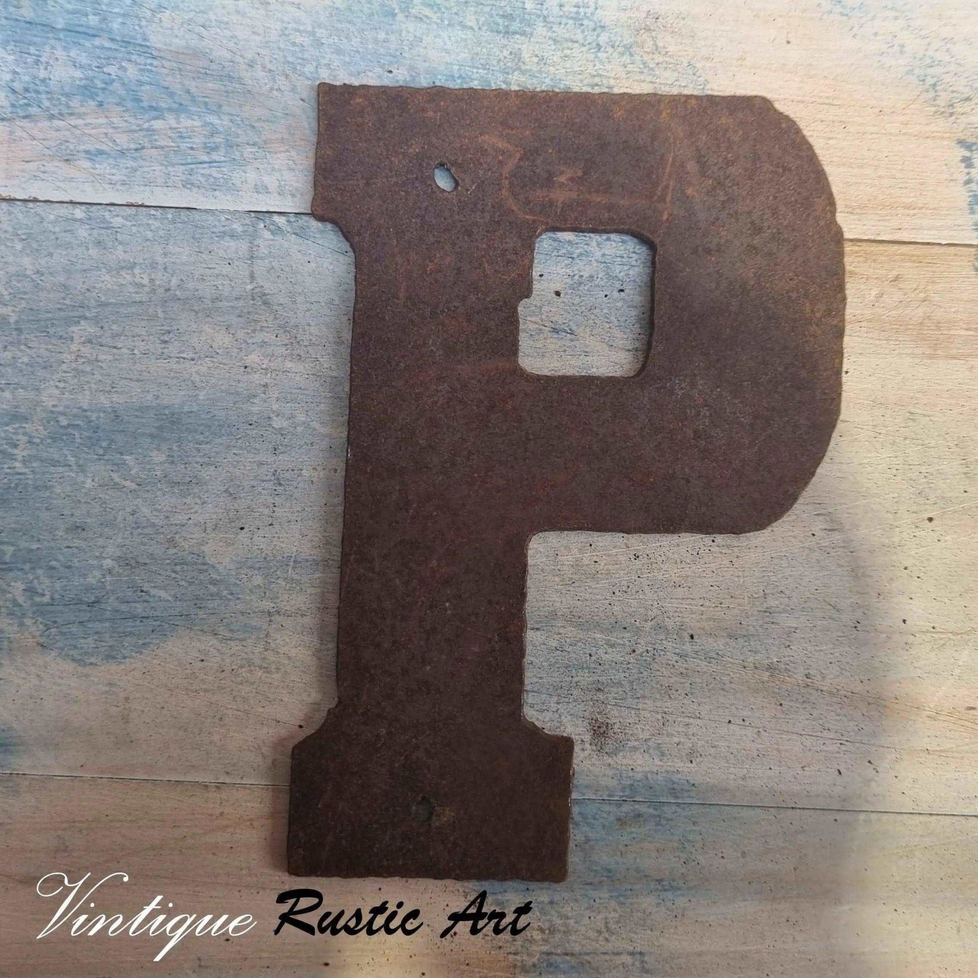 125mm Rusty Letters (alphabet  & symbols)-Vintique Concepts
