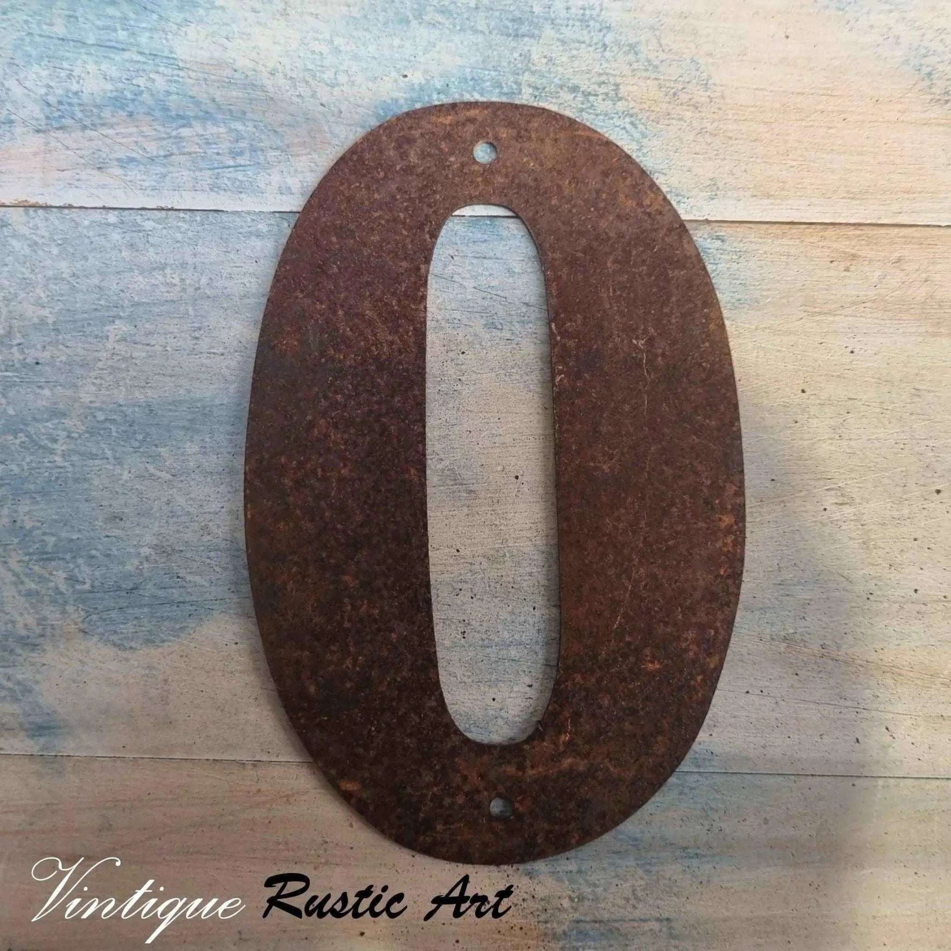 125mm Rusty Letters - Steel letters ,Numbers & Symbols - Vintique Concepts