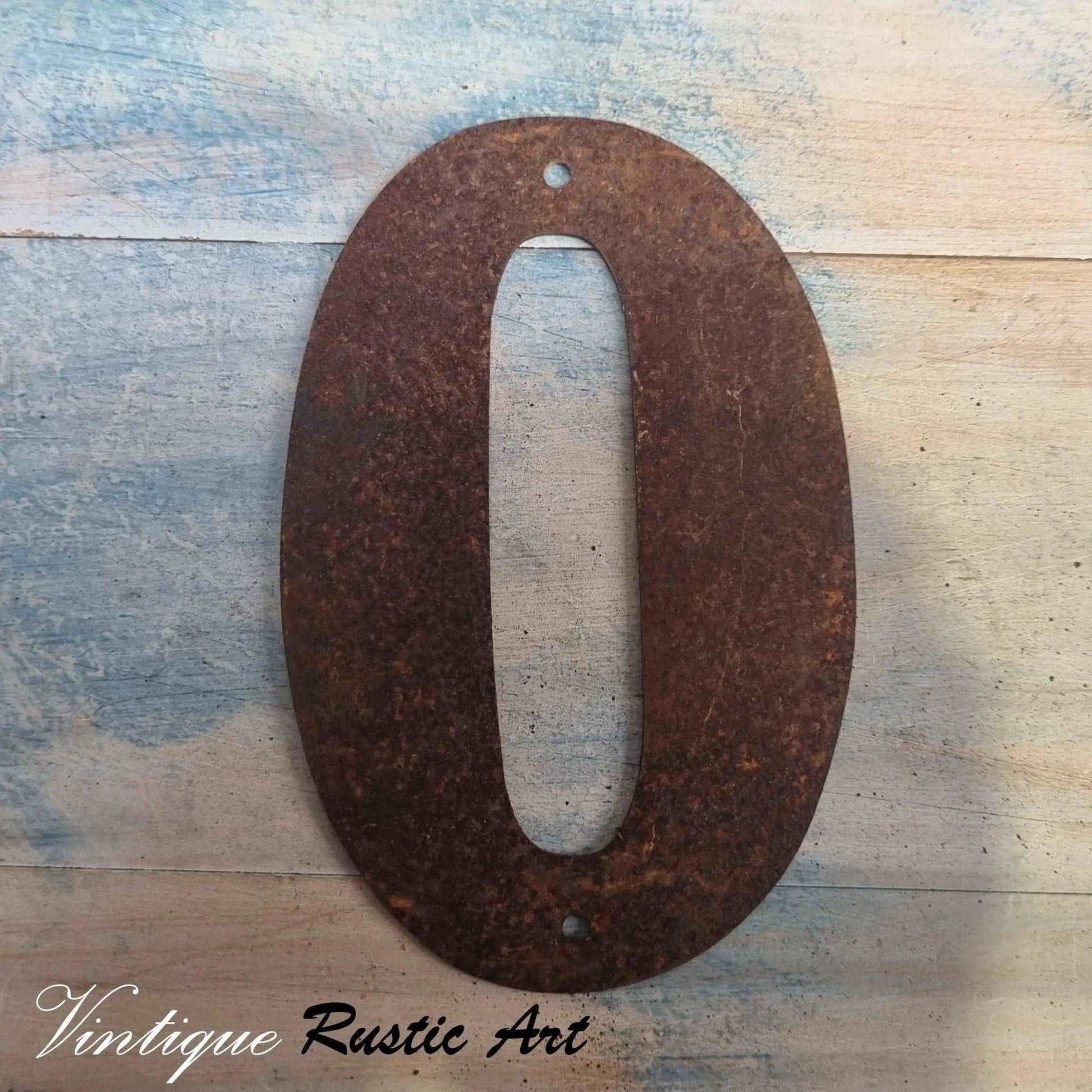 125mm Rusty Letters (alphabet  & symbols)-Vintique Concepts