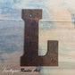 125mm Rusty Letters - Steel letters ,Numbers & Symbols - Vintique Concepts
