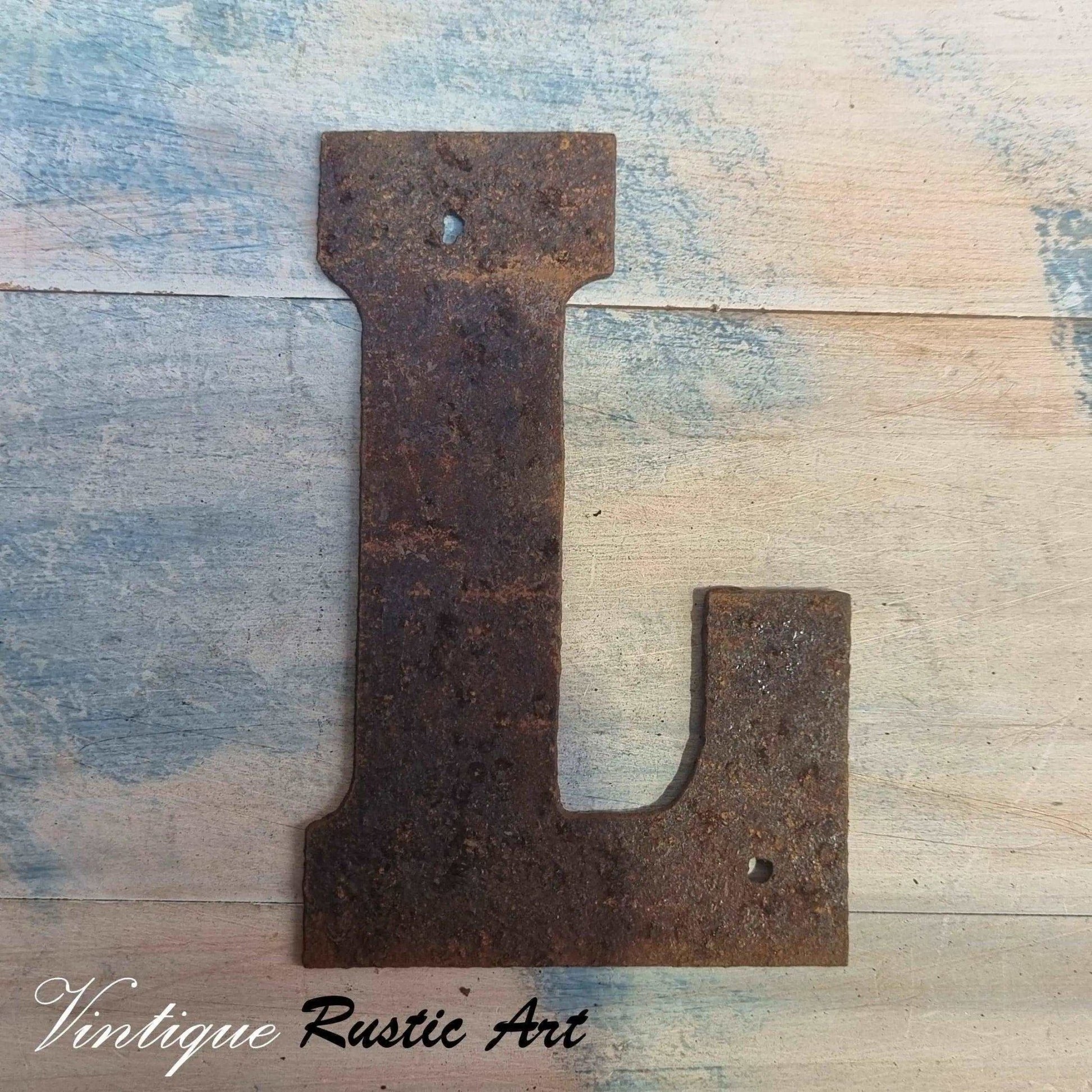 125mm Rusty Letters (alphabet  & symbols)-Vintique Concepts