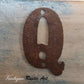 125mm Rusty Letters - Steel letters ,Numbers & Symbols - Vintique Concepts