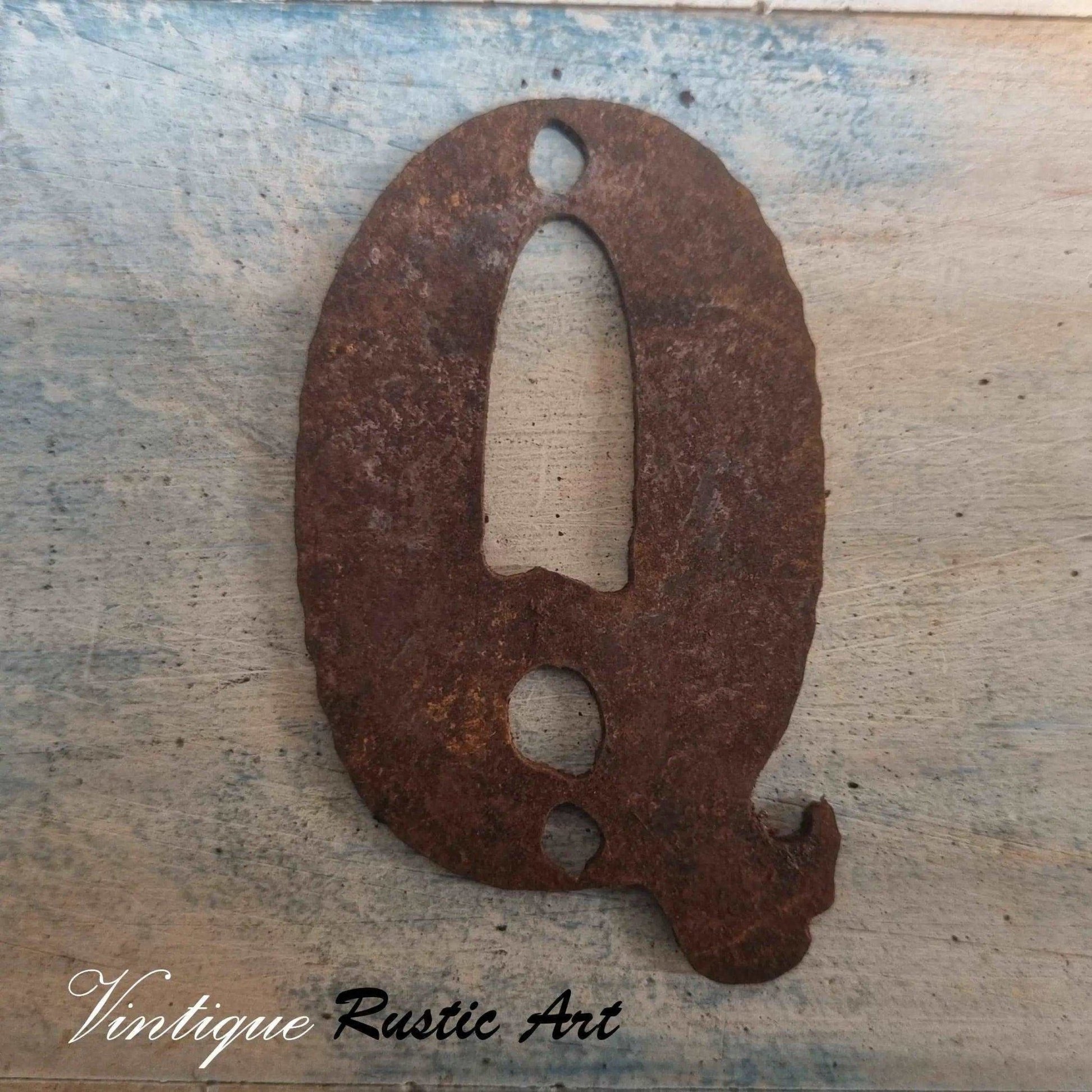 125mm Rusty Letters (alphabet  & symbols)-Vintique Concepts