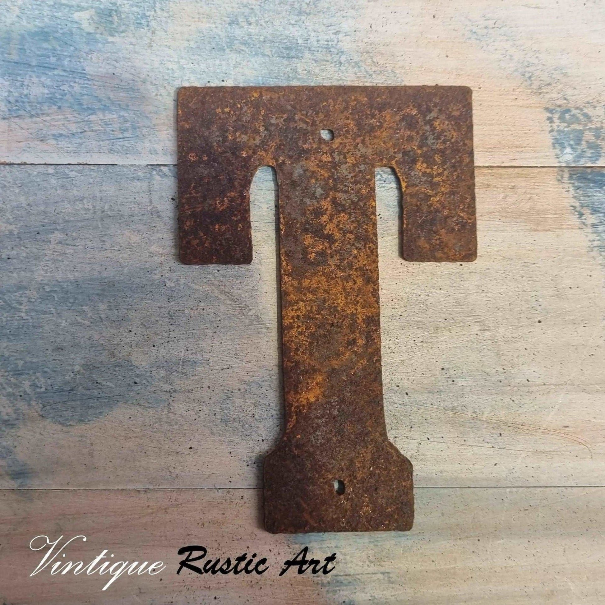 125mm Rusty Letters (alphabet  & symbols)-Vintique Concepts