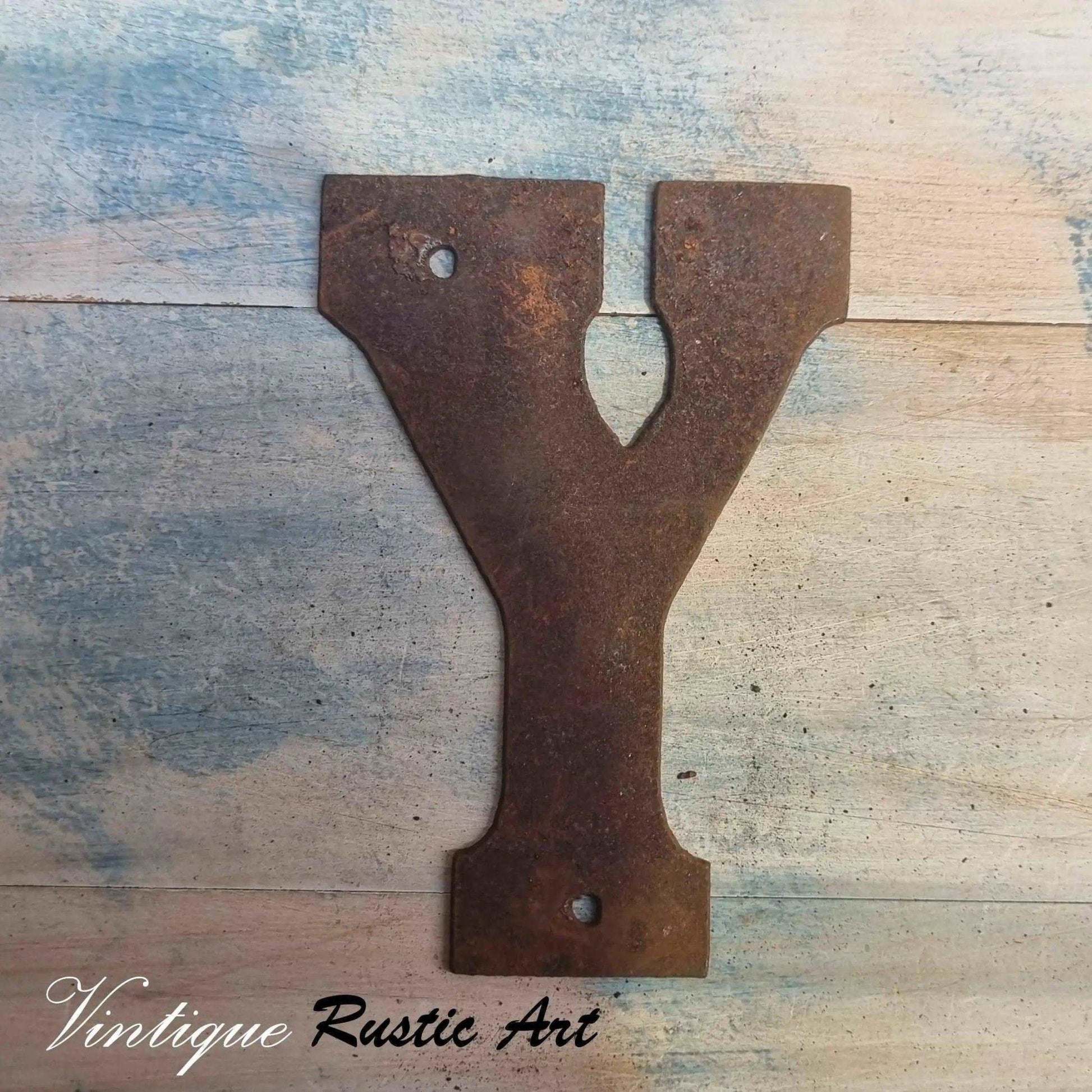 125mm Rusty Letters (alphabet  & symbols)-Vintique Concepts