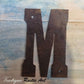 125mm Rusty Letters - Steel letters ,Numbers & Symbols - Vintique Concepts