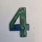125mm Epoxy Coated House and letter box Numbers & letters - Vintique Concepts