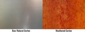 250mm (10") Corten Steel Street Numbers-Vintique Concepts