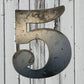 400mm (15.75") Corten Steel Street  & letterbox Numbers-Vintique Concepts