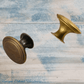 Ringed Alloy Antique Bronze finish 29mm Drawer or Cabinet Knob - Vintique Concepts