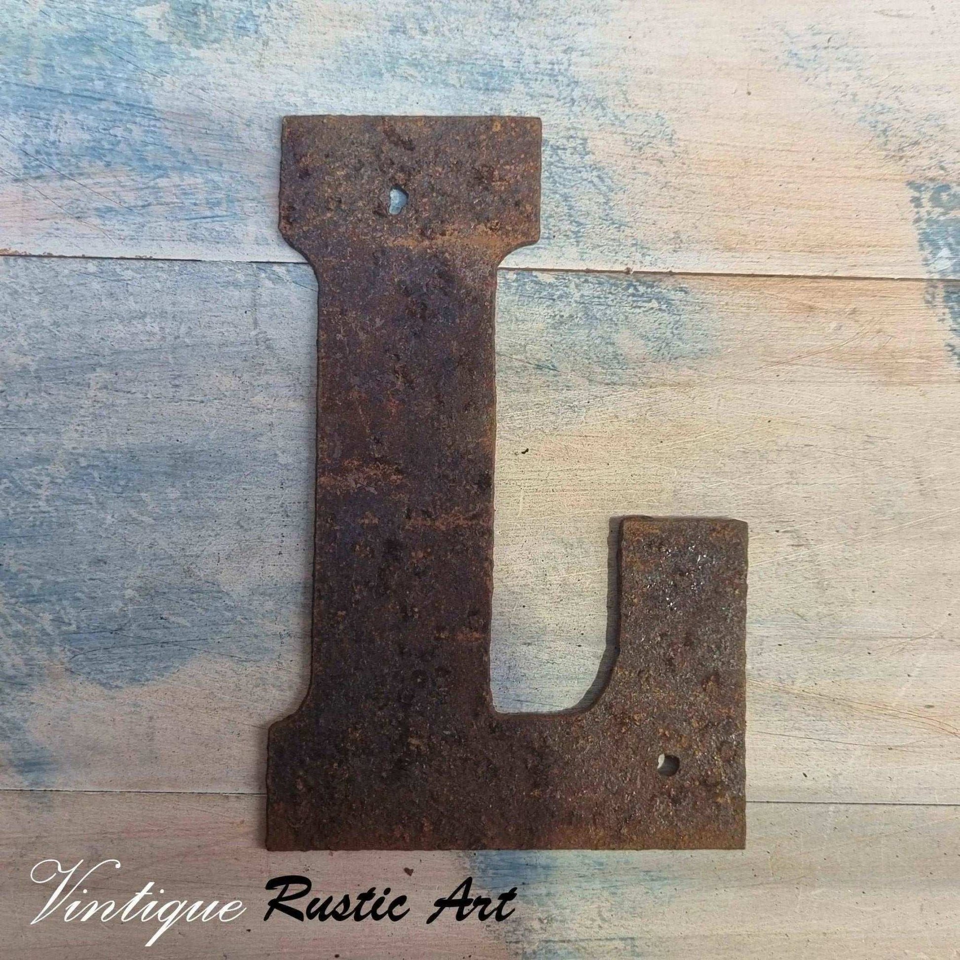 75mm Rusty Letters (alphabet  & symbols)-Vintique Concepts