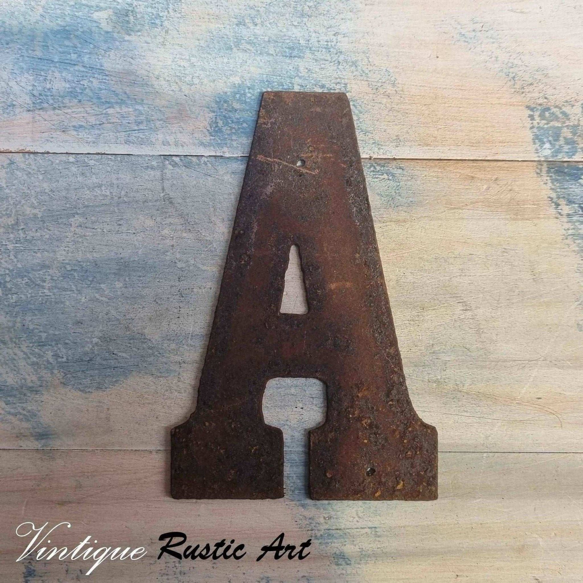 75mm Rusty Letters (alphabet  & symbols)-Vintique Concepts