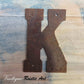 75mm Rusty Letters (alphabet  & symbols)-Vintique Concepts