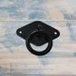 Barn Oblong Cabinet Black Forged iron Ring pull 38m dia ring-rustic beauty