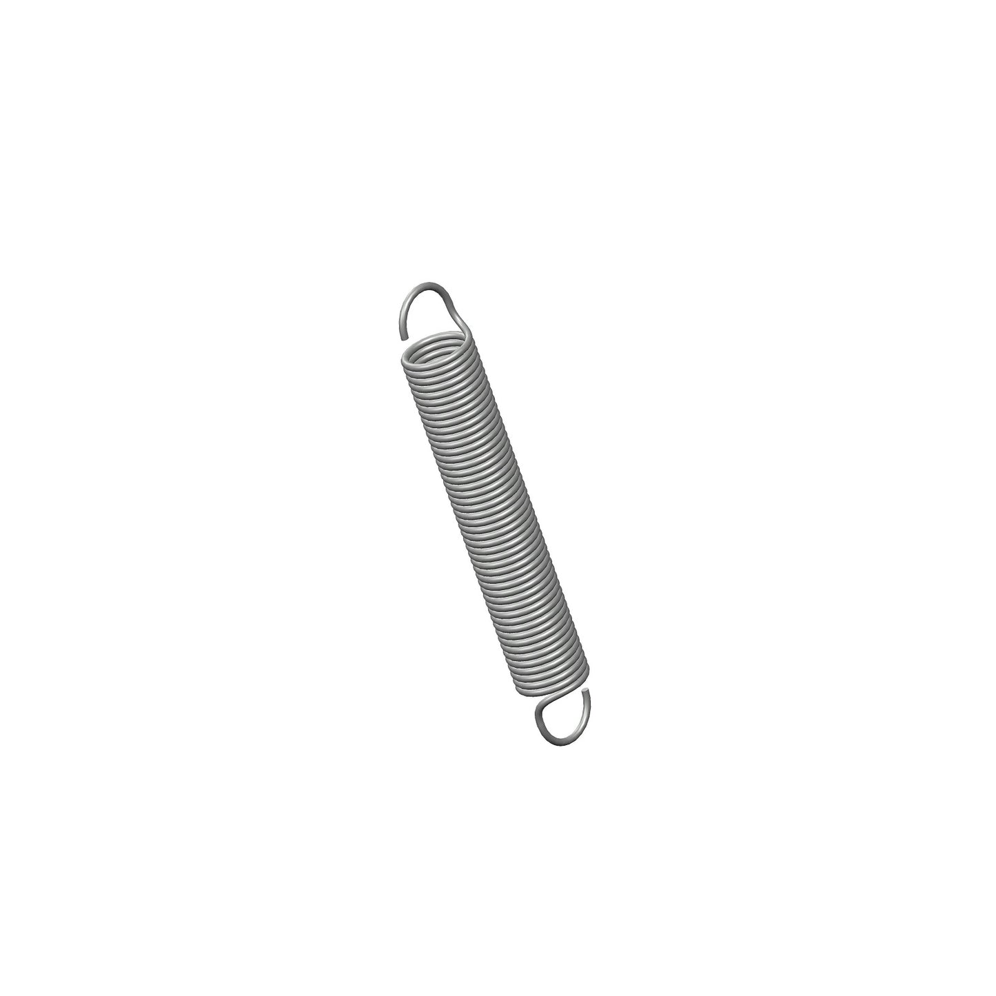 Zinc Extension Spring 38.1mmL (x 5.56 OD x 0.58 WD) C013